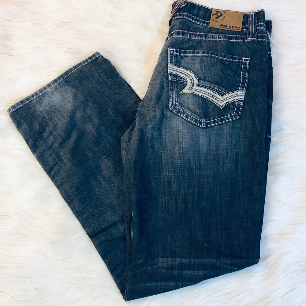 Men’s Big Star “Pioneer” brand bootcut jeans sz 36